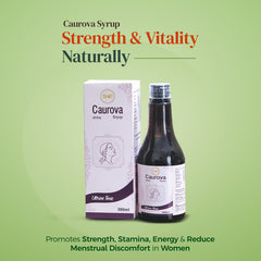 Caurova Syrup – Ayurvedic Women’s Health Tonic for Hormonal Balance, Period Comfort & Vitality