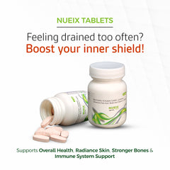 Nueix Tablets – Advanced Multivitamin with Biotin, Vitamin C & 21 Vital Nutrients for Radiance, Immunity & Bone Strength